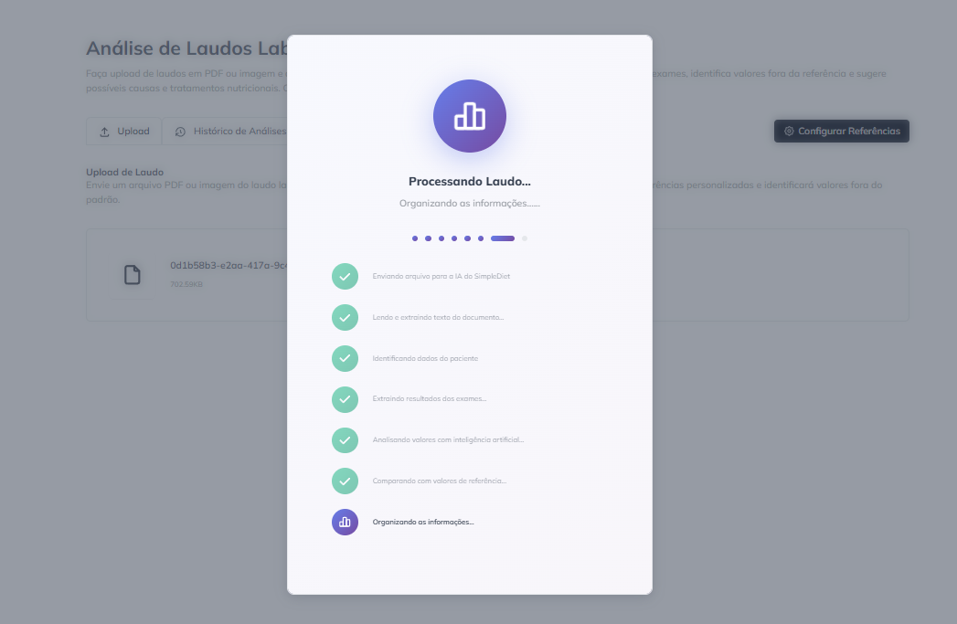 Análise de exames por IA