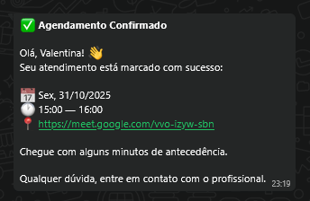 Integração com WhatsApp